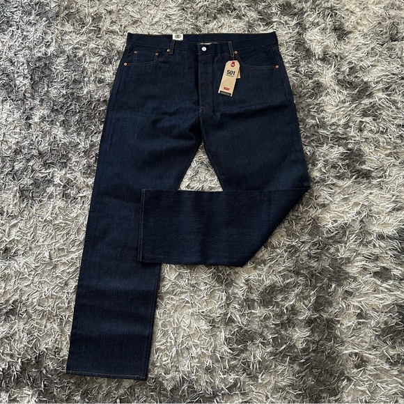 Levi's Other - Levi's 501 Original Shrink to Fit Jeans Blue Button Fly Straight Mens 42x34-NWT